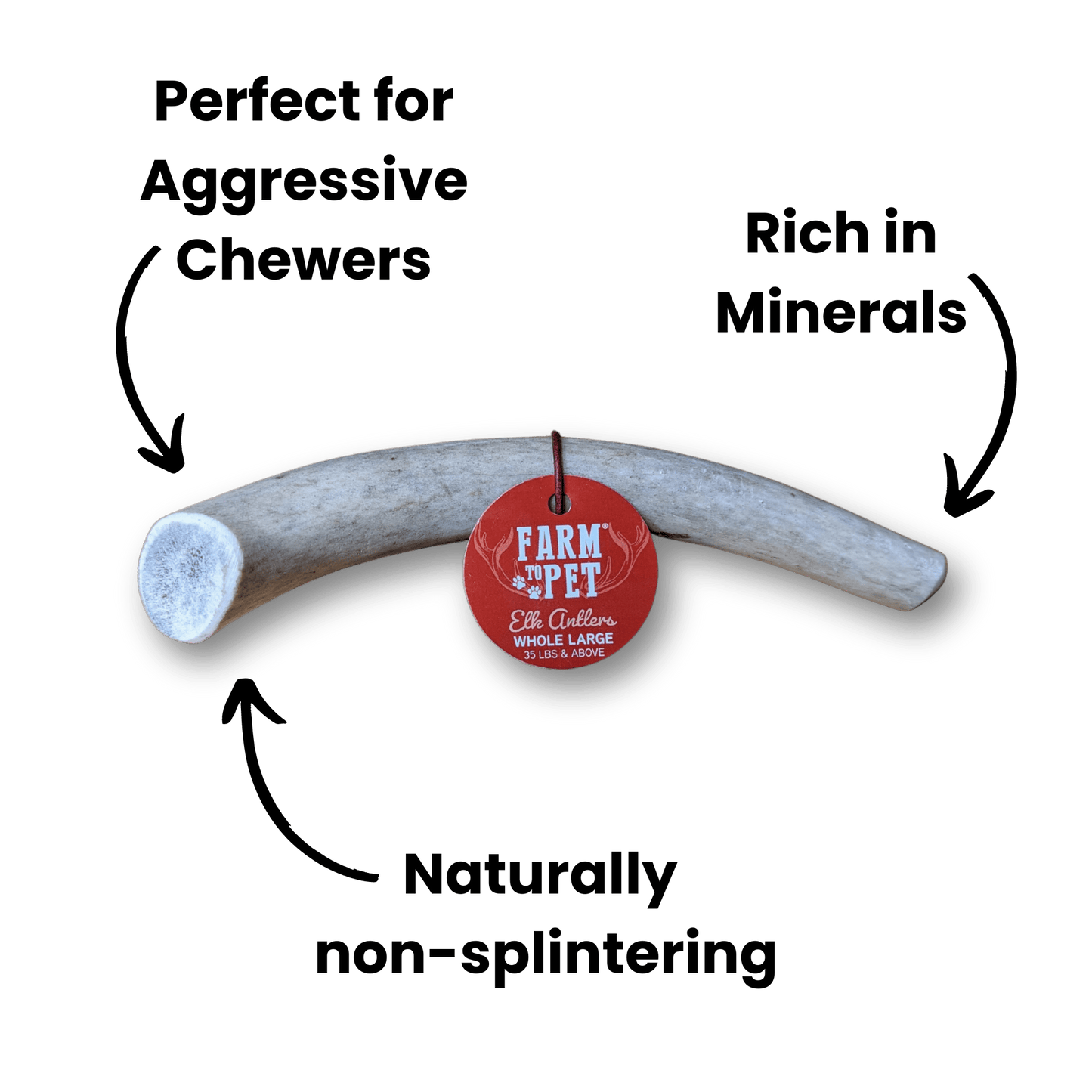 ELK ANTLERS FOR DOGS | WHOLE AND SPLIT ELK ANTLER CHEWS